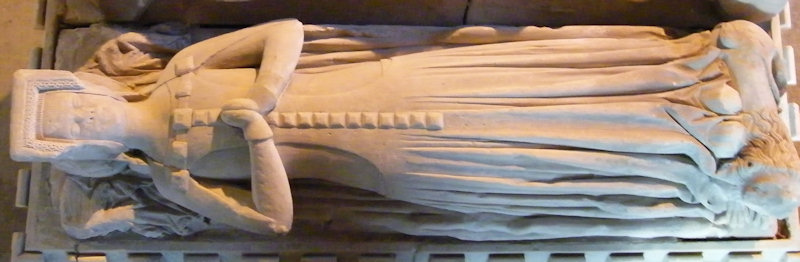 Newland - All Saints John Clearwell 1344 and wife 1362